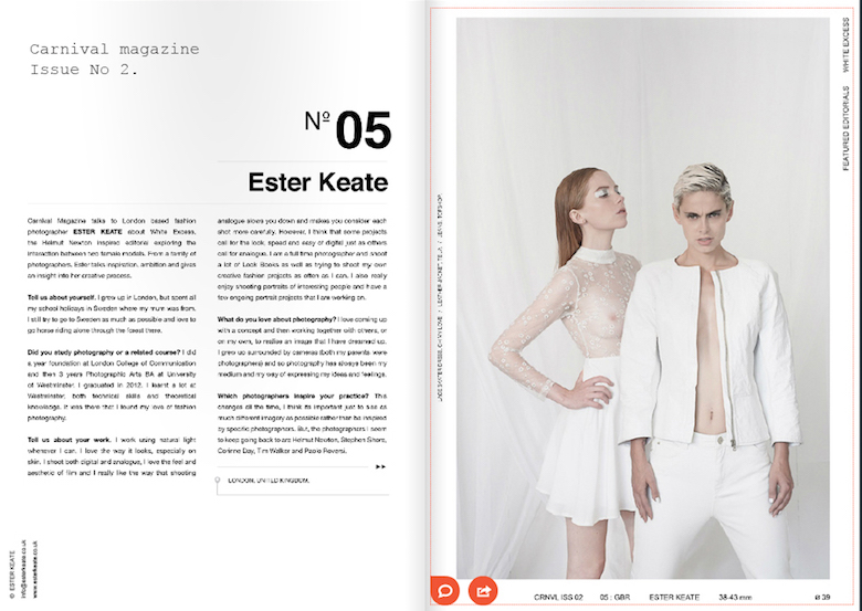 Carnival magazine article