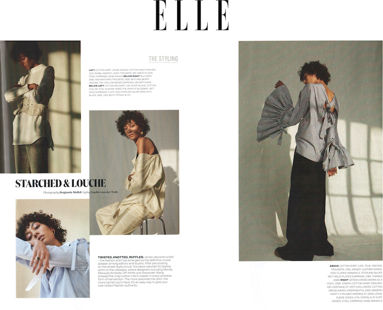 Elle article featuring Teija shirt